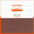 Vega Multipurpose Diamond Texture Shelf Liner | Coffee Brown ( 45cm X 150cm 380 GSM)